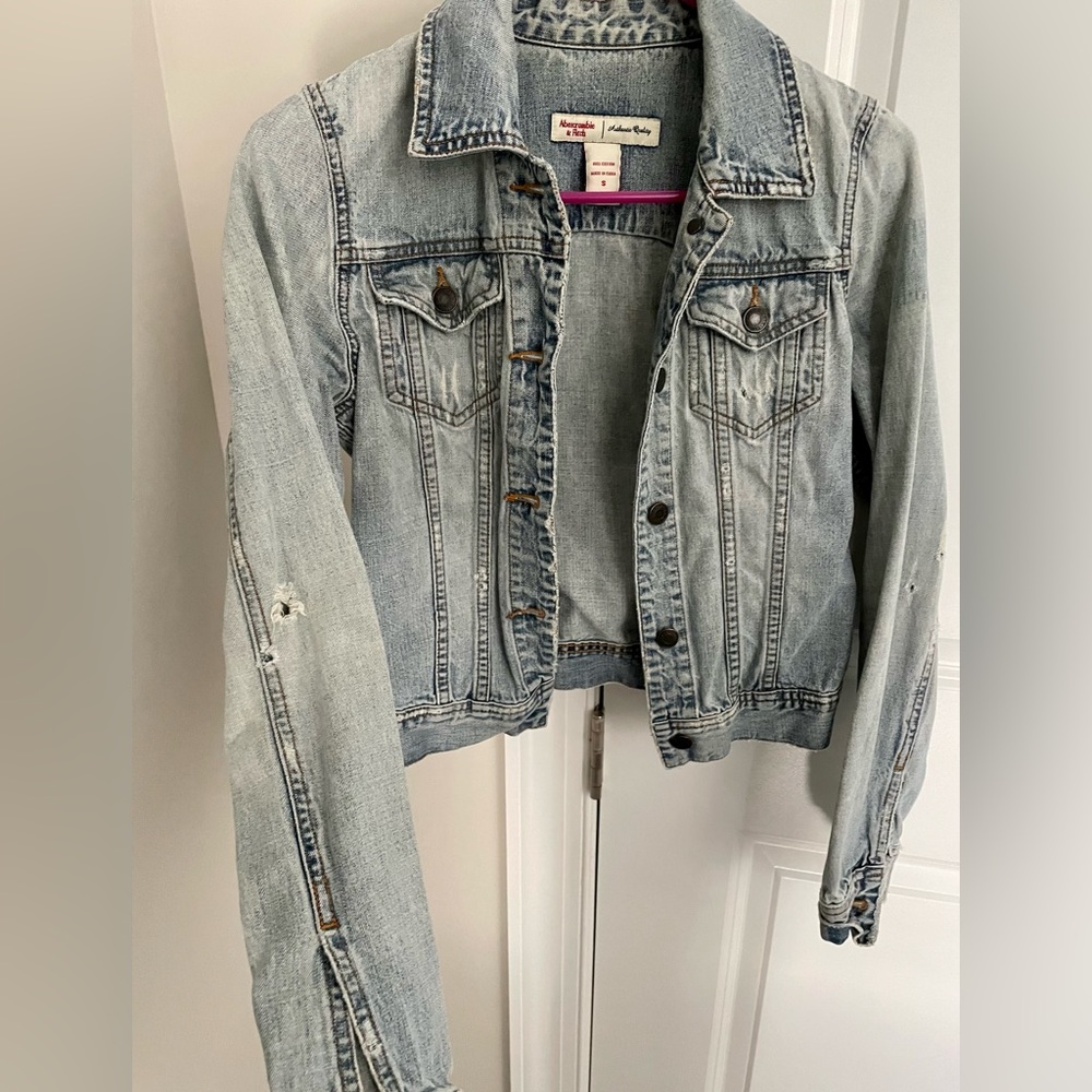 Abercrombie & Fitch AUTHENTIC VINTAGE Denim Women’s Jean Jacket | Size: Small - Picture 5 of 5
